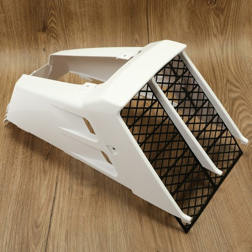 DURAFORCE For Yamaha Banshee 350 87-06 Gas Tank Side Covers White w/ Radiator Cover Grille
