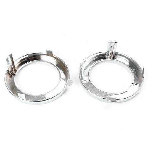 DURAFORCE Pair Front Chrome Fog Light Trim Lamp Cover for 2009-2013 Subaru Forester