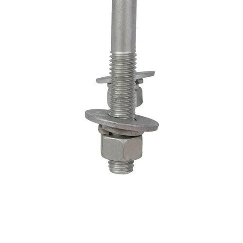 DURAFORCE 8PCS Boat Trailer Steel Dacromet U-Bolt Square 1/2" Dia x 3 1/16" x 4 5/16"