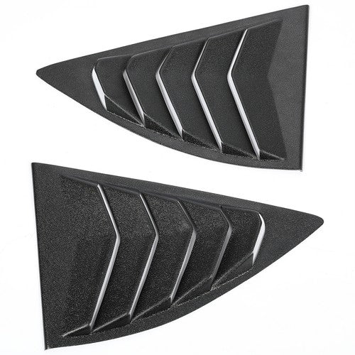 Rear Side Window Louvers Cover for 2010-2015 2011 2012 2013 2014 2015 Chevy Camaro