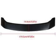 DURAFORCE For Honda Civic 2012 13 14-15 ABS Rear Trunk Lip Spoiler Wing w/Led Brake Light