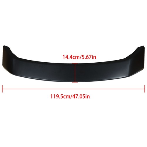 DURAFORCE For Honda Civic 2012 13 14-15 ABS Rear Trunk Lip Spoiler Wing w/Led Brake Light