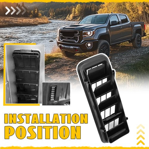 Back Panel Air Vent Grille Relief for 1999-2021 Chevy Silverado GMC Sierra