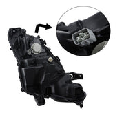 DURAFORCE Black Housing For 21 22 Toyota Camry XSE XLE Full LED Headlight Assy Right Side