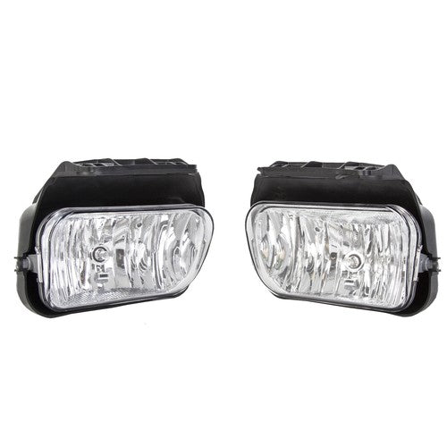 Pair Bumper Fog Lights Lamps Left Right for Chevy Silverado Avalanche 2003 2006