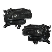 DURAFORCE Driver + Passenger Pair Headlights Fit For Jeep Cherokee 2014-2018 Headlamps