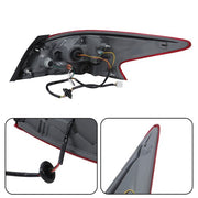 DURAFORCE Tail Light Brake Lamp Red Rear For Nissan Altima Series 2013 Left Driver Side