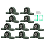 DURAFORCE UCP201-8 Premium Quality Self-Align Pillow Block Bearing 1/2" Bore 10 Pack