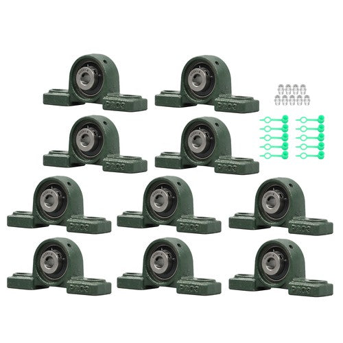 DURAFORCE UCP201-8 Premium Quality Self-Align Pillow Block Bearing 1/2" Bore 10 Pack