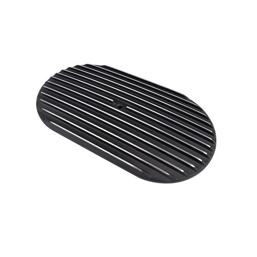 DURAFORCE 15" Oval Full Finned Black Aluminum Air Cleaner Filter For SBC BBC Chevy 350 305