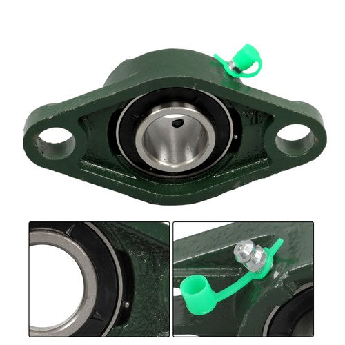 DURAFORCE 4-pack PCS UCFL205-16 Pillow Block Flange Bearing 1" Bore 2 Bolt Solid Base