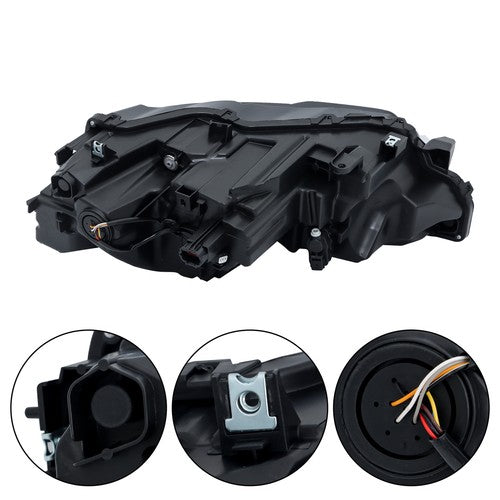 DURAFORCE Left/Driver Side Headlight Assembly For Nissan Rogue S 2021-23 Headlamp Full LED