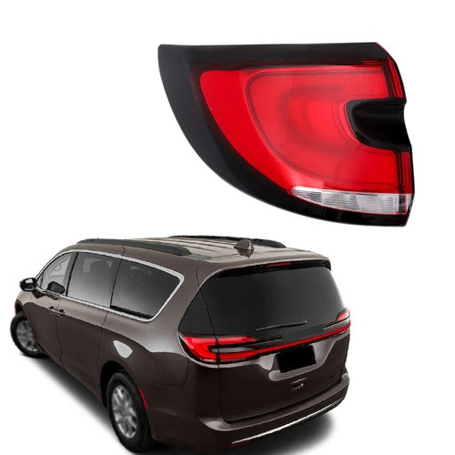 DURAFORCE For Chrysler Pacifica Voyager 2021-2025 Left Side Outer LED Tail Light Red Rear