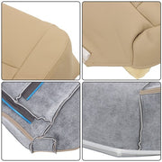 DURAFORCE For Toyota Land Cruiser 1998-2007 New Driver Bottom Leather Seat Cover Ivory Tan
