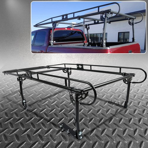 DURAFORCE Adjustable Full Size Trunk Bed Truck Rack for Pickup Ladder Lumber Utility Kayak