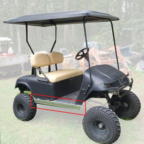 Aluminum Diamond Plate Rocker Panel Side Covers for EZGO TXT Golf Cart 1994-2013