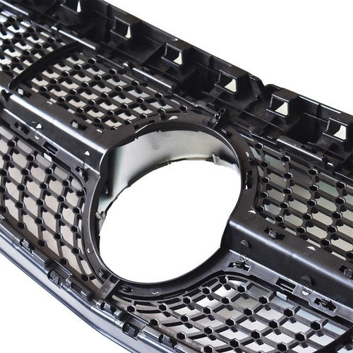 DURAFORCE Front Bumper Grille Plastic Black Fit For 2013-2016 Mercedes Benz W117 CLA250