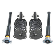 DURAFORCE 4PCS Front Complete Struts Rear Shocks 501798019 For Mercedes E350 2010-2014 RWD