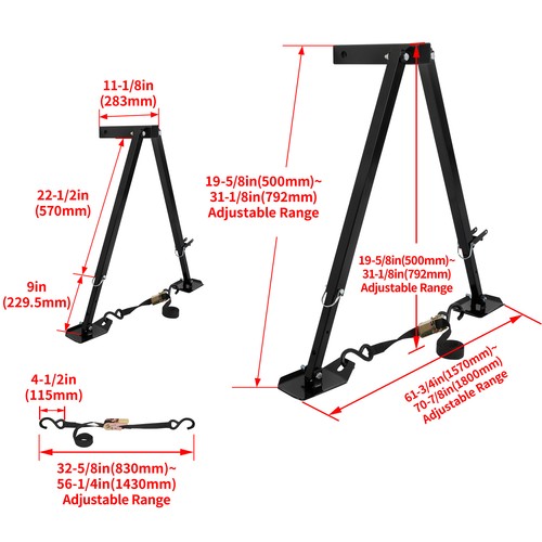Hitch Mount Stabilizer for RV with 2 Inch Receivers Motorhomes Truck Travel Trailers