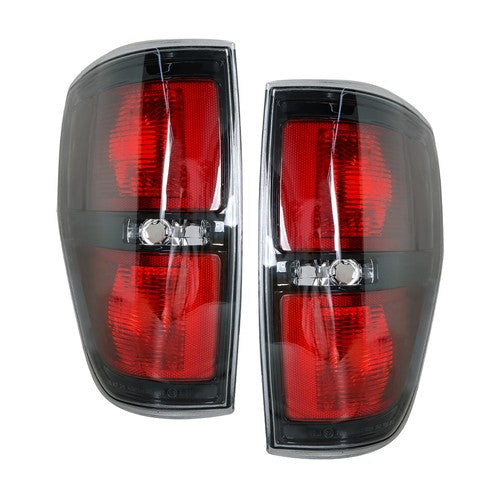 DURAFORCE Left&Right Red Rear Tail Lights Brake Lamps For Ford F-150 Pickup Truck 2009-14