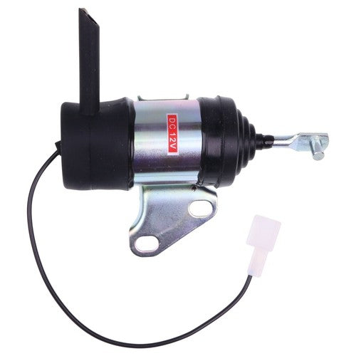 DURAFORCE Stop Solenoid For Kubota D772 Engine Bobcat Compact 319 320 322 323
