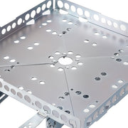 DURAFORCE Zinc-Plated For RV Steel Bumper-Mounted Generator & Cargo Carrier Tray Kit
