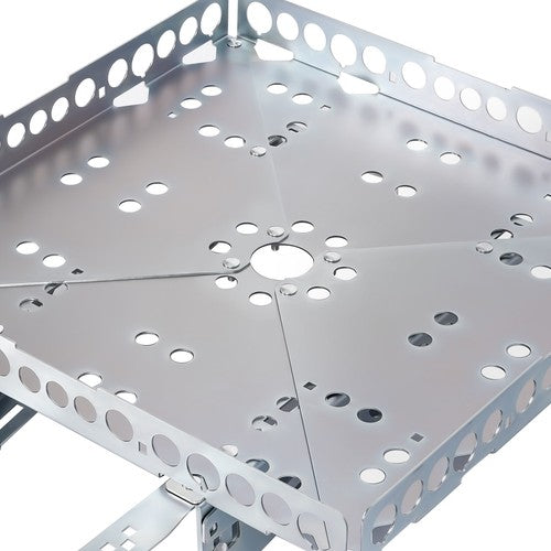 DURAFORCE Zinc-Plated For RV Steel Bumper-Mounted Generator & Cargo Carrier Tray Kit