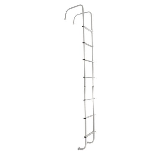 DURAFORCE Upgraded 113" Rear Exterior Straight Ladder For RV- Powder Coated #139.21 LA-401