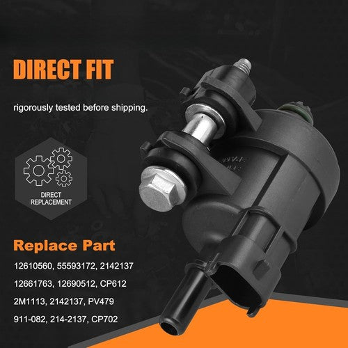 DURAFORCE For BUICK CHEVROLET CADILLAC GMC Vapor Canister Purge Valve Solenoid 12610560