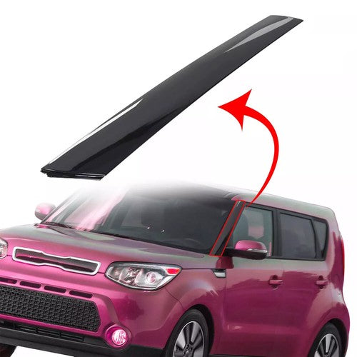 DURAFORCE Windshield-Outer Molding Trim Panel A-Pillar For 2010-2013 Kia Soul Exterior LH