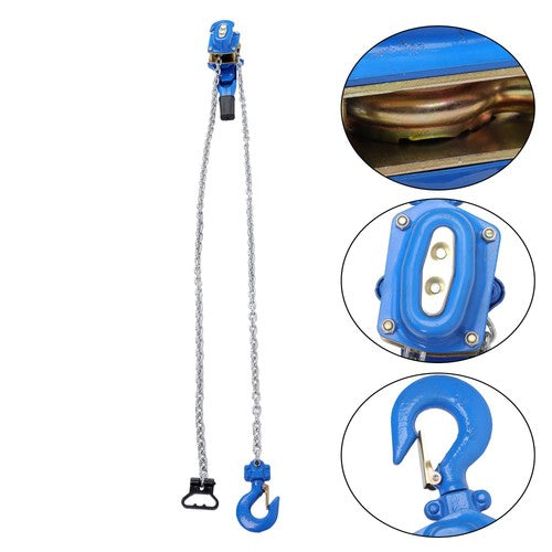 DURAFORCE 1650lbs Trigger Hoist 10ft Lifting Height G80 galvanized manganese steel φ5mm