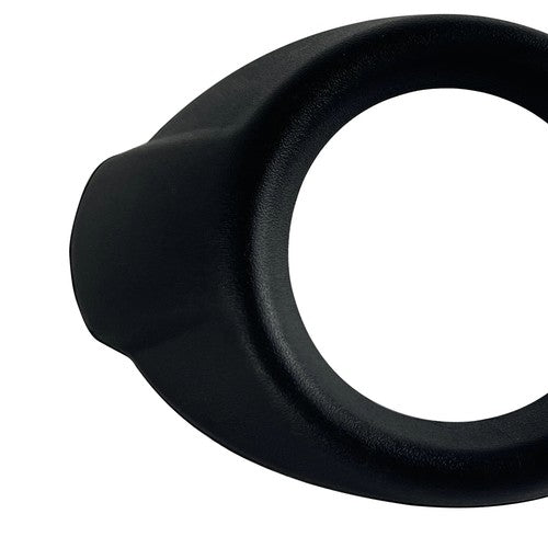 DURAFORCE Pair Matte Black Front Bumper Fog Light Cover Bezels For 2012-2014 Ford Focus