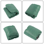DURAFORCE dark green 6FTx50FT garden privacy fence heavy duty barrier net with zip ties