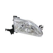 DURAFORCE Chrome Headlights Passenger Side RH for 1998-2000 for Toyota Corolla CE VE LE