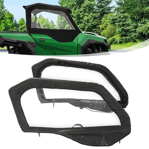 DURAFORCE 2PCS Soft Doors Window For Polaris General 1000 EPS/Sport 2016-2023 2022 2-seat