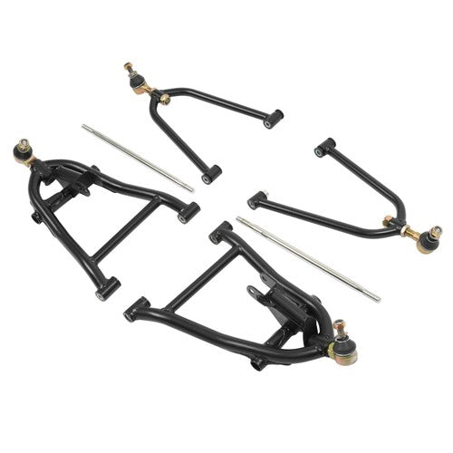 DURAFORCE Black Front A Arm Set Adjustable Plus 2 Fits Honda Sportrax 450 TRX450R TRX450ER