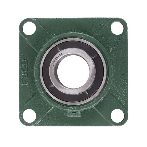 DURAFORCE 10 Pack UCF208-24 Pillow Block Bearing 1 1/2" Bore 4-Bolt Self-Alignment