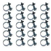 DURAFORCE 20Pieces 19/32" 13mm - 15mm Fuel Injection Hose Clamp / Fuel Clamps New
