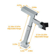 DURAFORCE Adjustable Steel Trailer Winch Post, Boat Trailer Winch Stand, 2200 lb Capacity