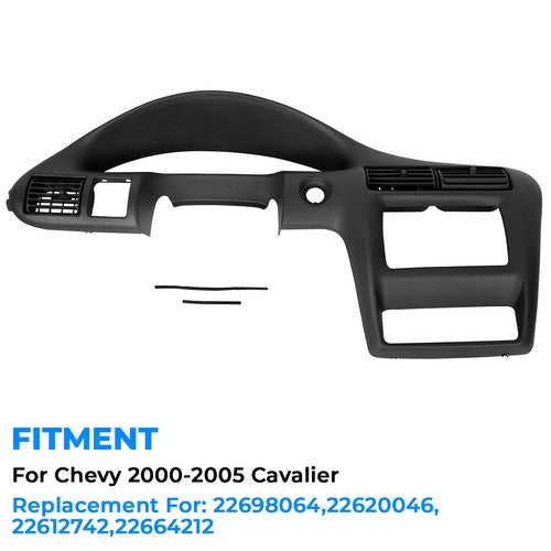 Dash Panel Speedometer Trim Bezel for 2000 2005 2004 Cavalier 22698064