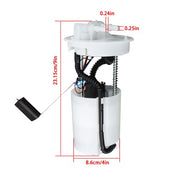 DURAFORCE 7000-150900 Fit For Cfmoto CF X8 800 1000 Z8 2014-21 Fuel Pump Fuel Level Sensor