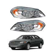DURAFORCE LH&RH Headlights For Chevrolet Impala 2006-11 12 13/Impala Limited 14 2015 2016