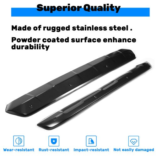 Front Rear Bumper Board Lower Valance Bar Guard for Toyota RAV4 2019 2023 2Pcs