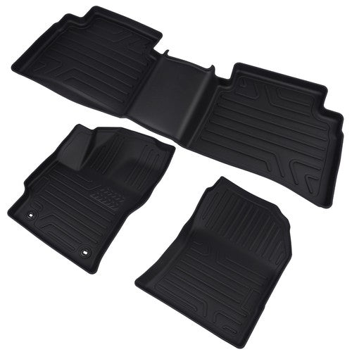 DURAFORCE New Floor Mats for Toyota Corolla Sedan 2020-2025 All Weather Rubber Floor Liner
