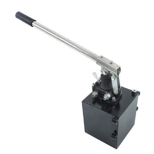 DURAFORCE Hydraulic Piston Hand Pump 2.7 Cid 5 Quart With Valve For Double Acting Cylinder