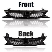 DURAFORCE Yellow Lens Fog Lights Kit Front Bumper Grille for 09-11 for Honda Civic 4Dr