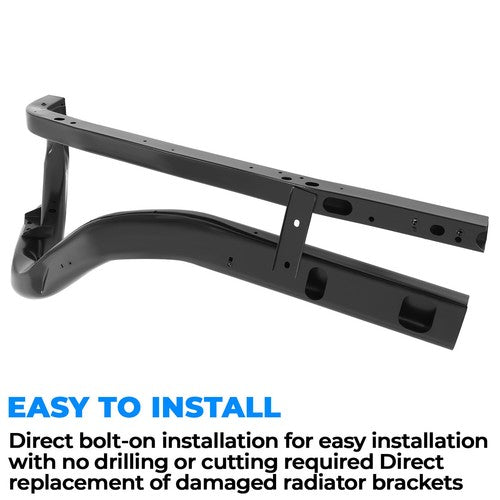 Left Radiator Support Steel Rail for Ram 1500 2500 3500 2009 2010 24 68095951AG