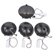 DURAFORCE 4Pcs LED Brake Tail Lights Black Fits for Chevrolet Corvette C6 Coupe 2005-2013