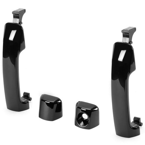 Glossy Black Painted Door Handle Kit 4 Pcs for Toyota Tundra Sequoia 2011-2019