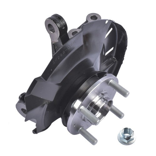 DURAFORCE Front Passenger Side Steering Knuckle Black for Dodge Attitude Hyundai Accent